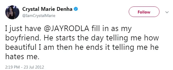 Crystal Marie Denha Having Dating Affair! Meet Her Cute Boyfriend